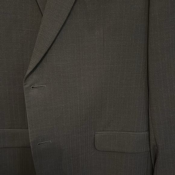 Men's Z Zegna Navy Windowpane Blazer 38R - Picture 11 of 11